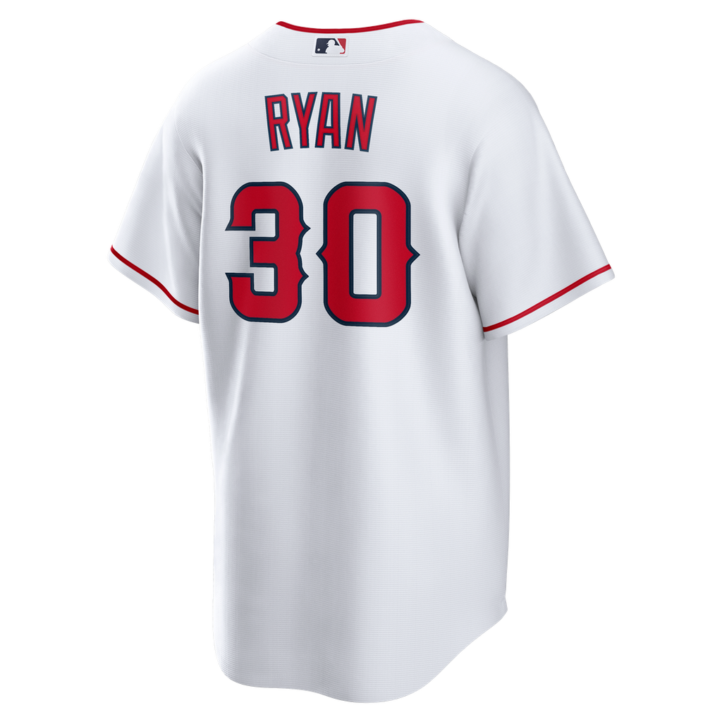 Los Angeles Angels Nolan Ryan Home Retired Replica Jersey — White