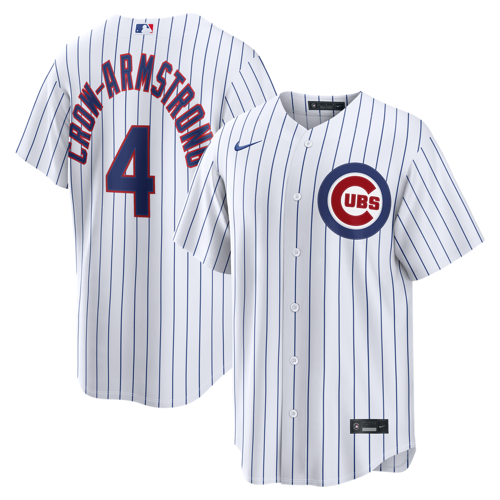 Chicago Cubs Pete Crow - Armstrong Home Replica Jersey — White
