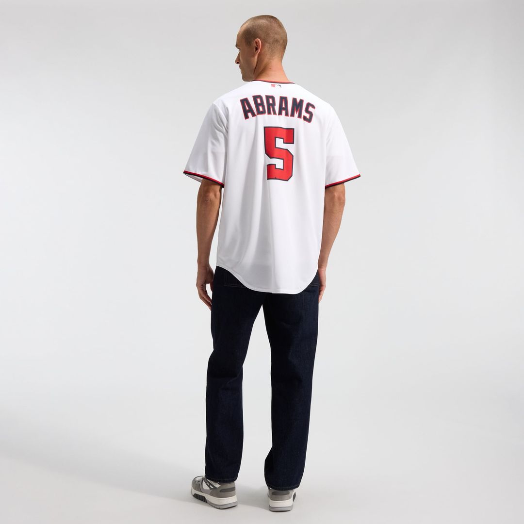 Washington Nationals CJ Abrams Home Replica Jersey — White
