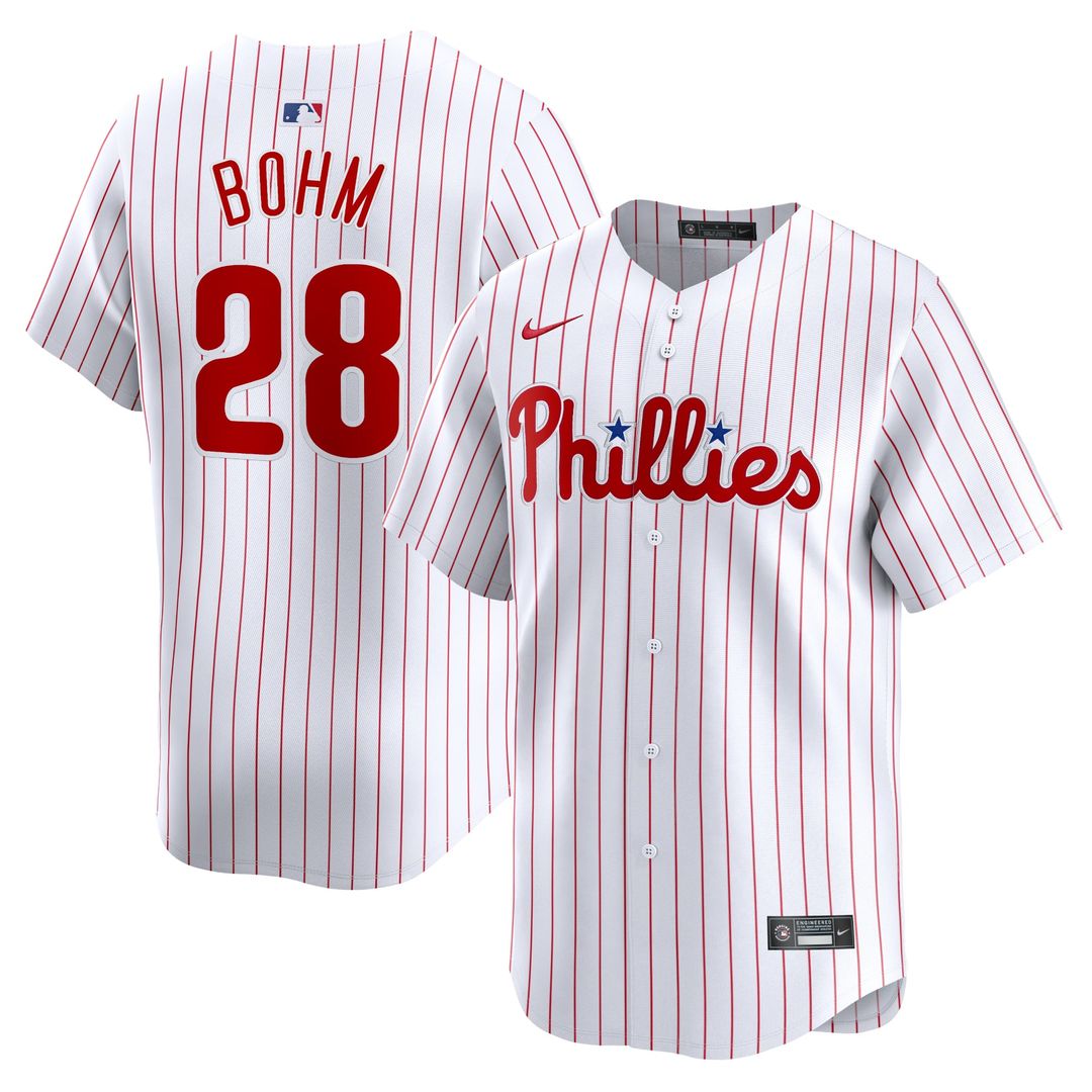 Philadelphia Phillies Alec Bohm Home Limited Jersey — White