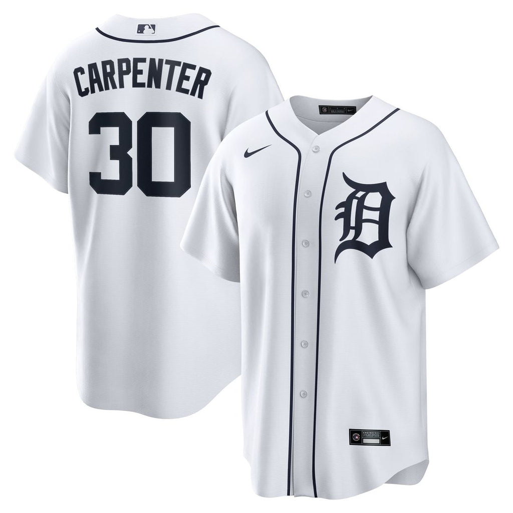 Detroit Tigers Kerry Carpenter Home Replica Jersey — White