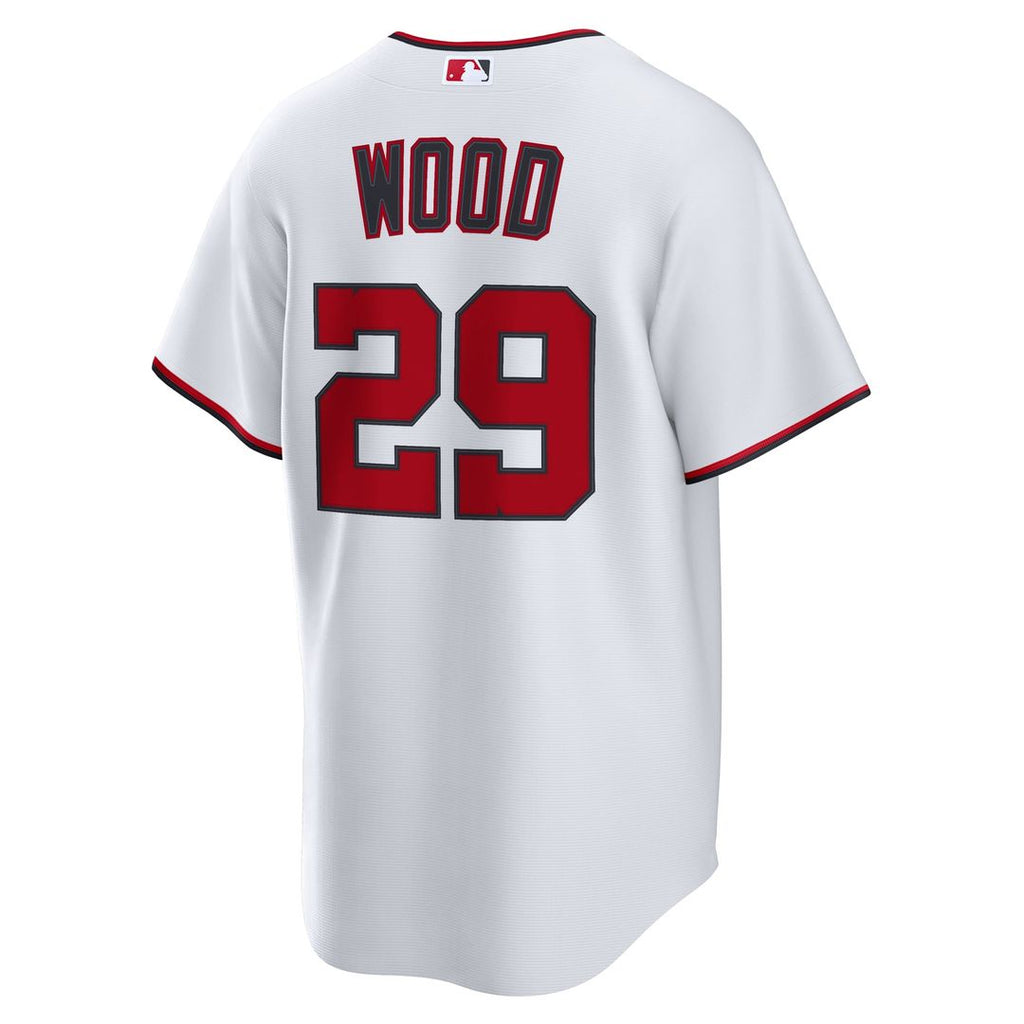 Washington Nationals James Wood Home Replica Jersey — White