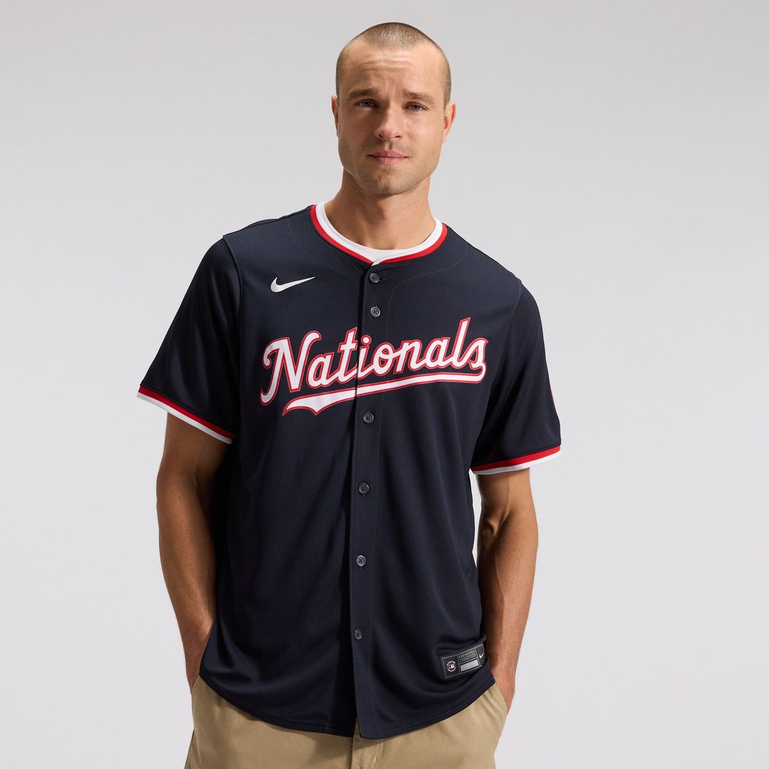 Washington Nationals James Wood Alternate Limited Jersey — Navy