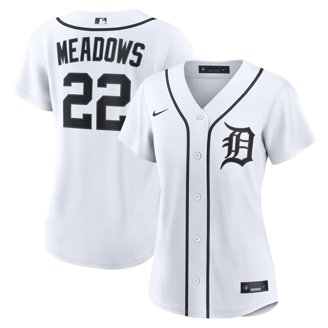 Detroit Tigers Parker Meadows Women's Home Replica Jersey — White