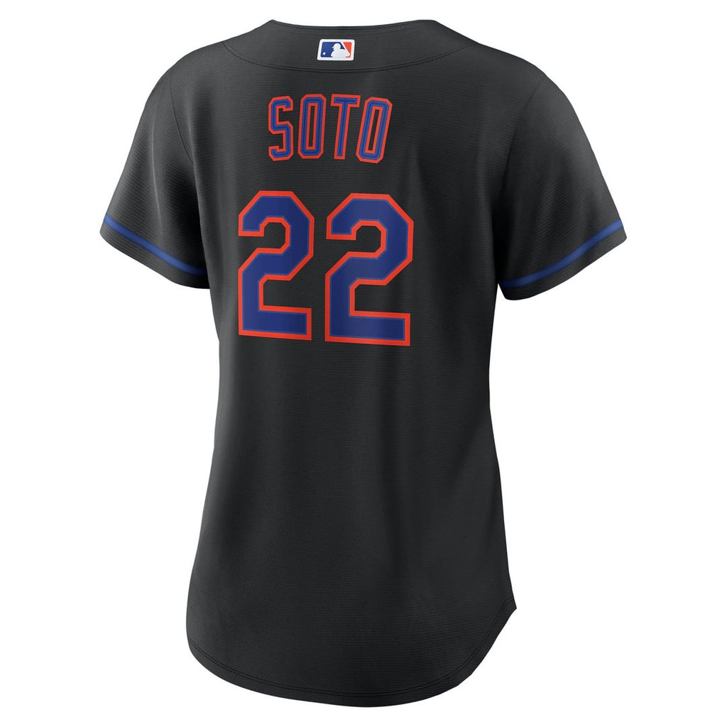 New York Mets Juan Soto Women's Alternate Replica Jersey — Black