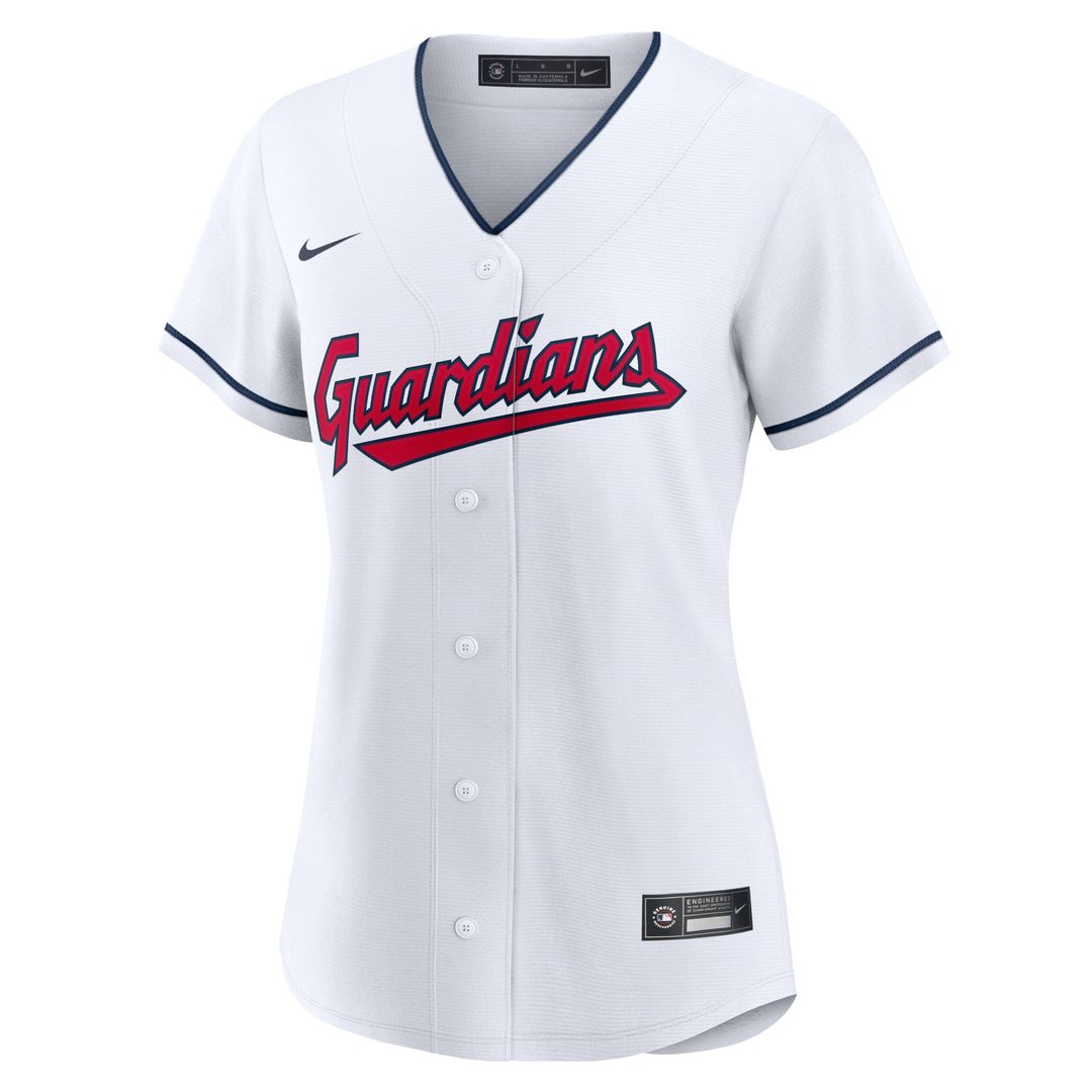 Cleveland Guardians Women's Home Replica Team Jersey — White