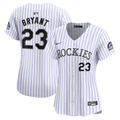 Colorado Rockies Kris Bryant Women's Home Limited Jersey — White