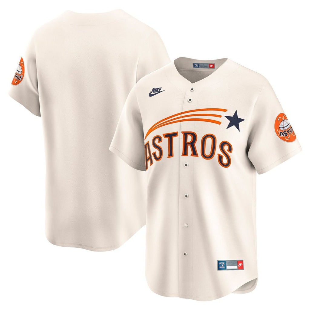 Houston Astros Cooperstown Limited Jersey — Cream