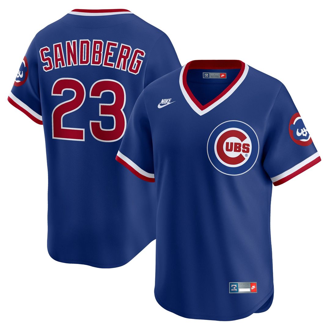 Chicago Cubs Ryne Sandberg Throwback Cooperstown Limited Jersey — Royal