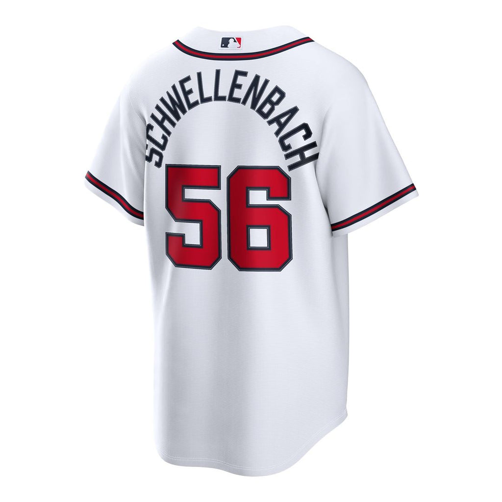 Atlanta Braves Spencer Schwellenbach Home Replica Jersey — White