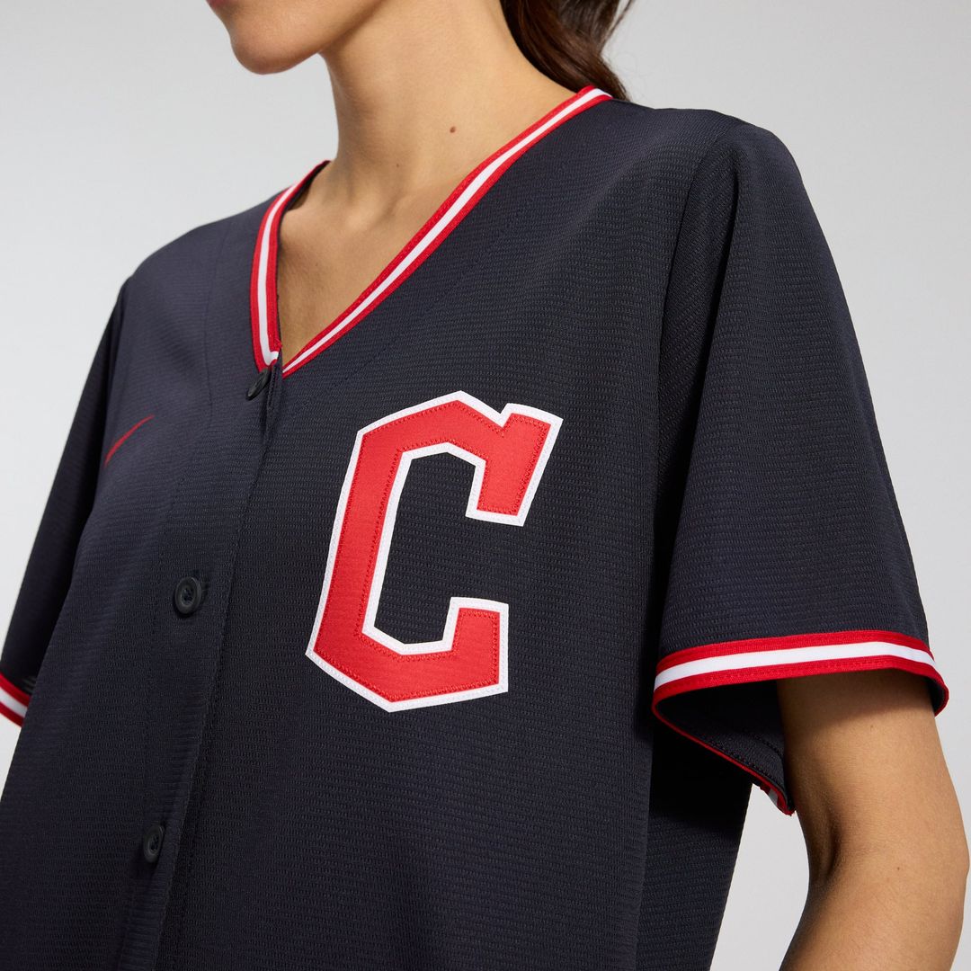 Cleveland Guardians Women's Alternate Replica Jersey — Navy