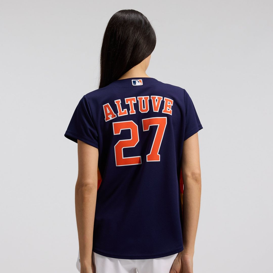 Houston Astros Jose Altuve Women's Alternate Replica Jersey — Navy
