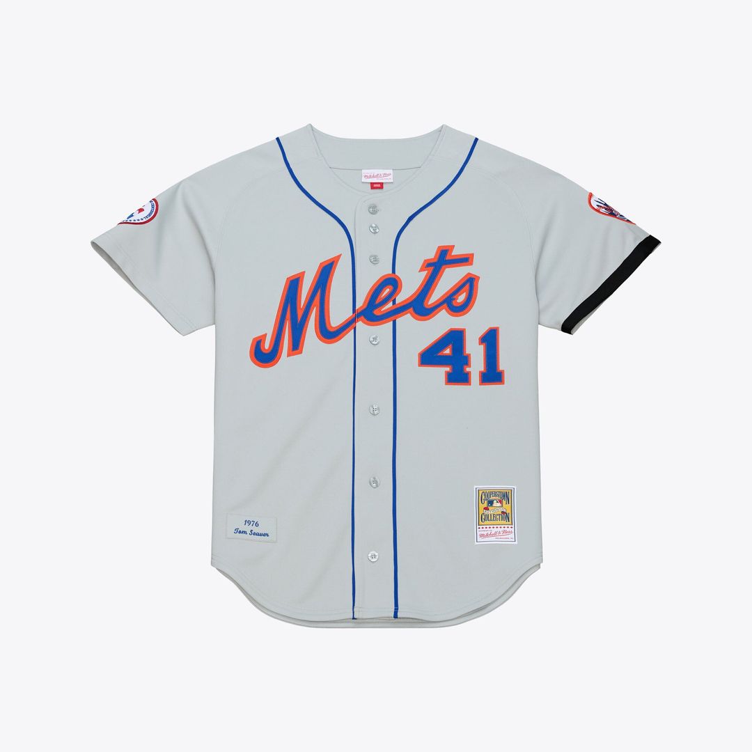 New York Mets Tom Seaver 1976 Authentic Jersey — Gray