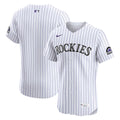 Colorado Rockies Home Elite Jersey — White