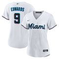 Miami Marlins Xavier Edwards Women's Home Replica Jersey — White