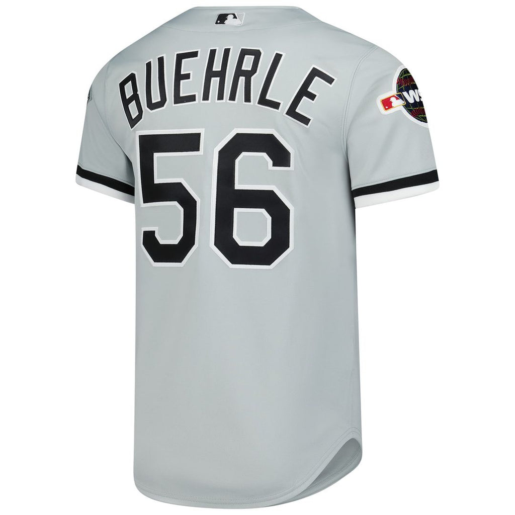 Chicago White Sox Mark Buehrle 2005 Throwback Authentic Jersey — Gray