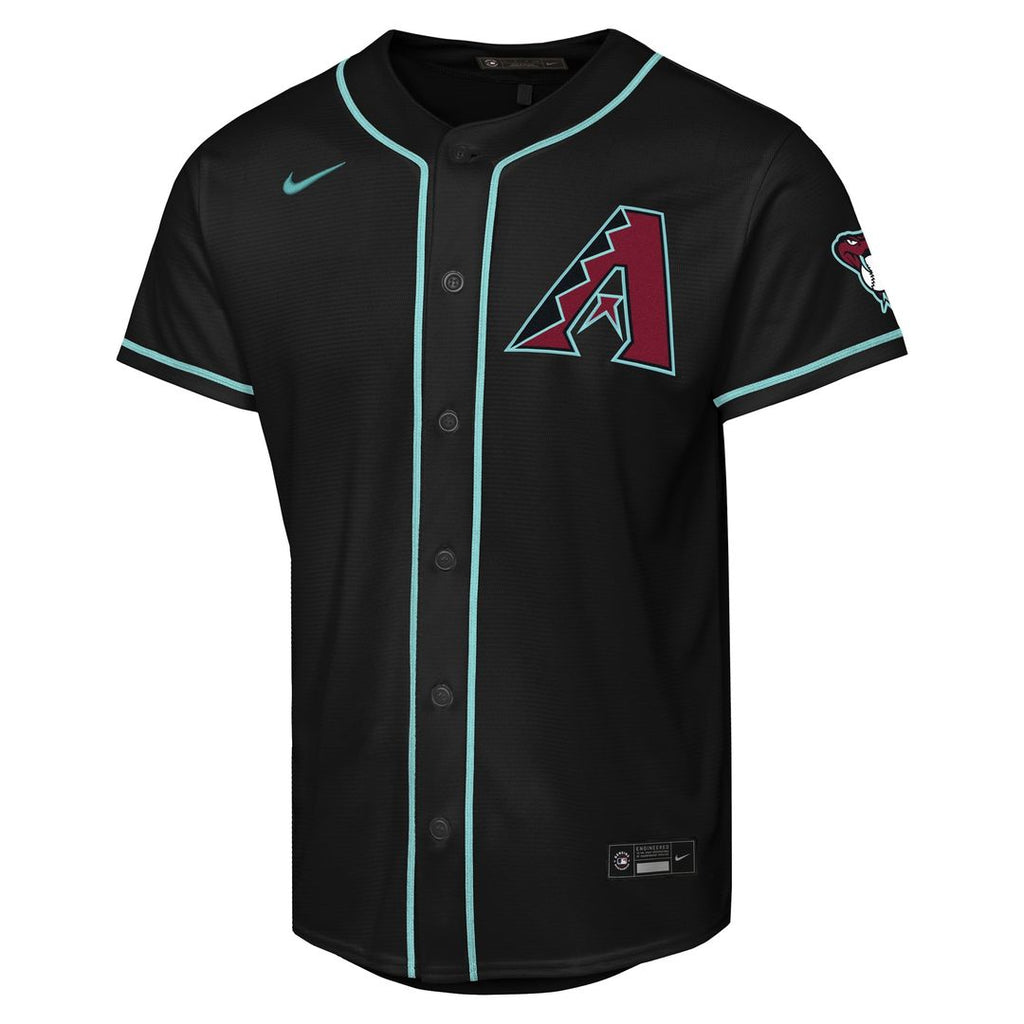 Arizona Diamondbacks Corbin Carroll Youth Alternate Stadium Jersey — Black