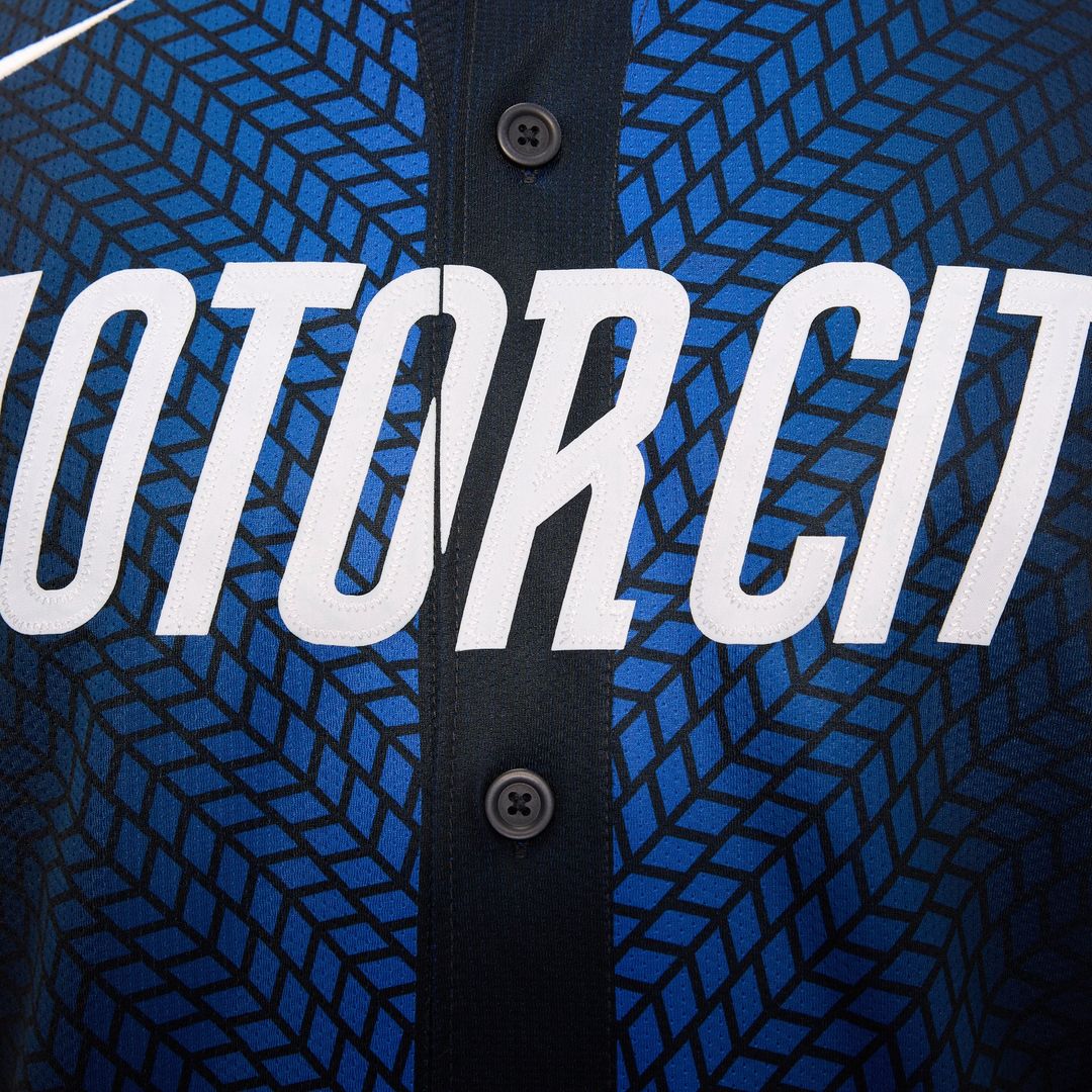 Detroit Tigers City Connect Limited Jersey — Blue