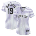 Colorado Rockies Charlie Blackmon Women's Home Replica Jersey — White