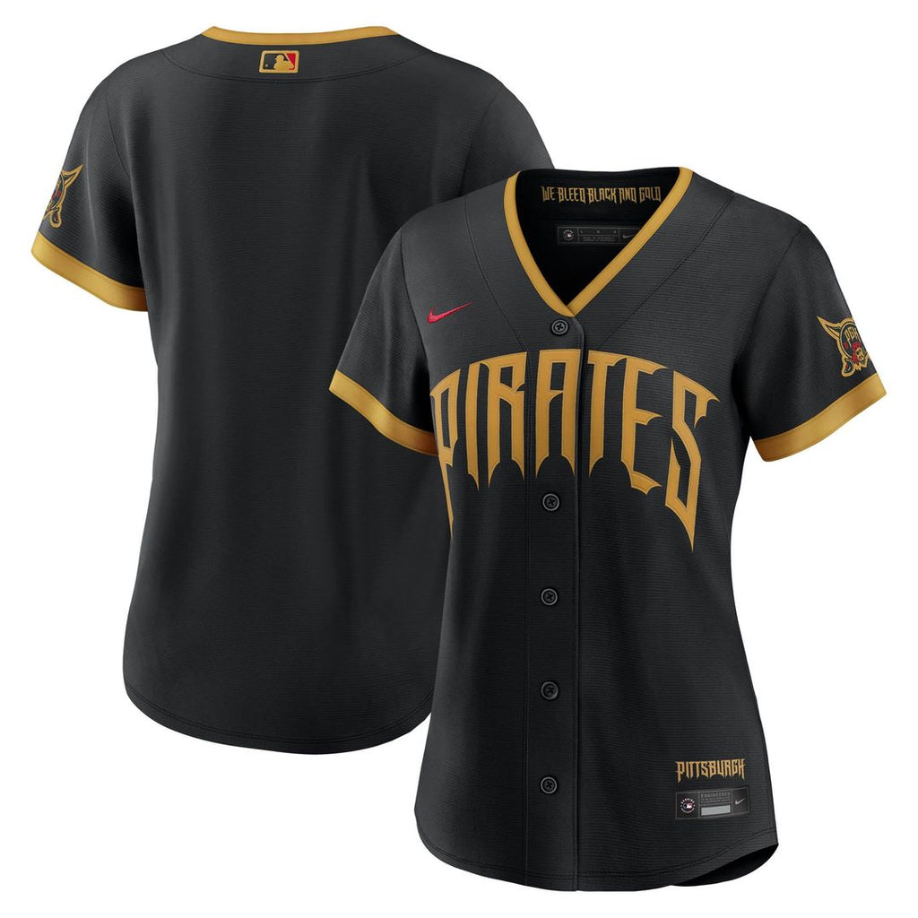 Pittsburgh Pirates Women's 2026 City Connect Stadium Jersey — Black