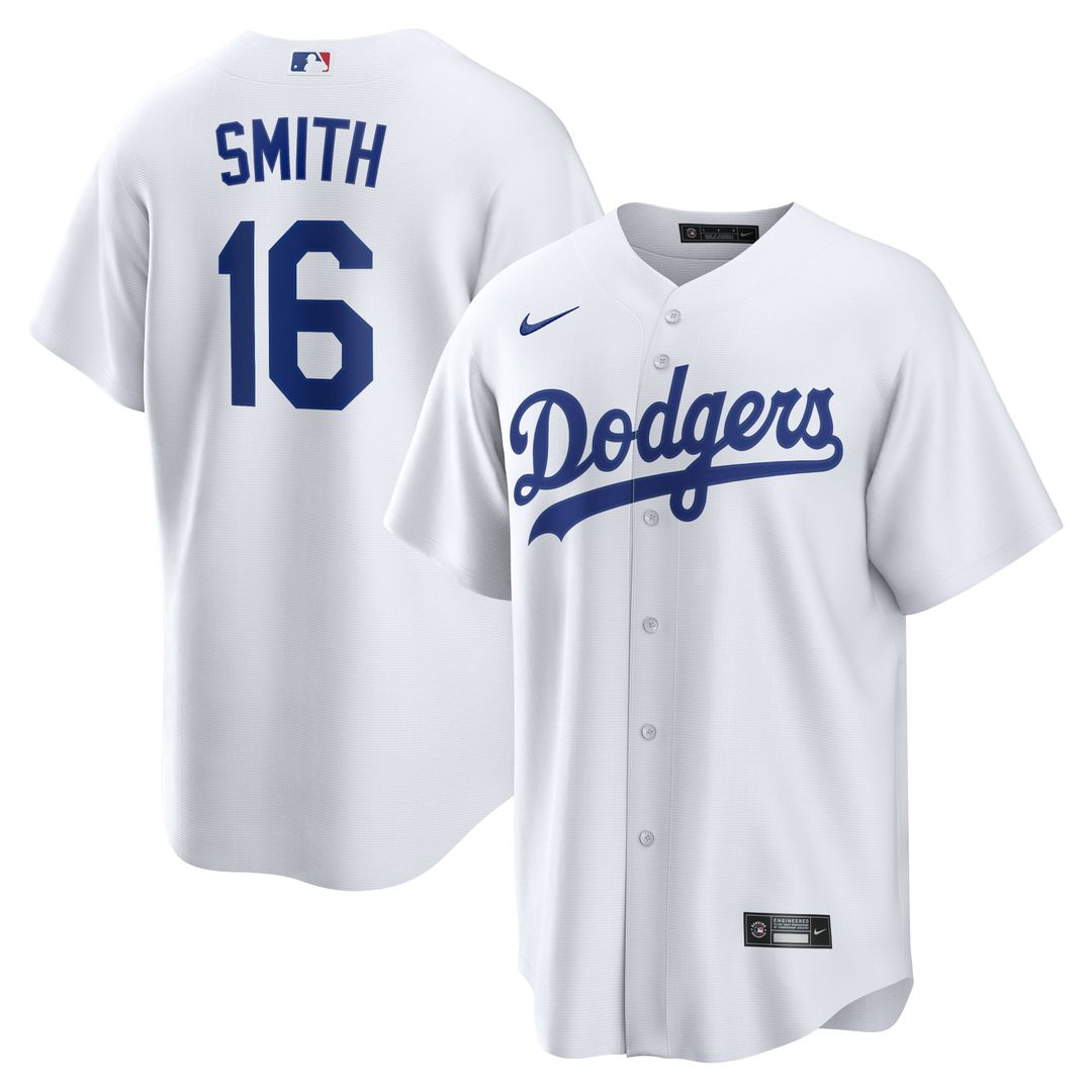 Los Angeles Dodgers Will Smith Home Replica Jersey — White