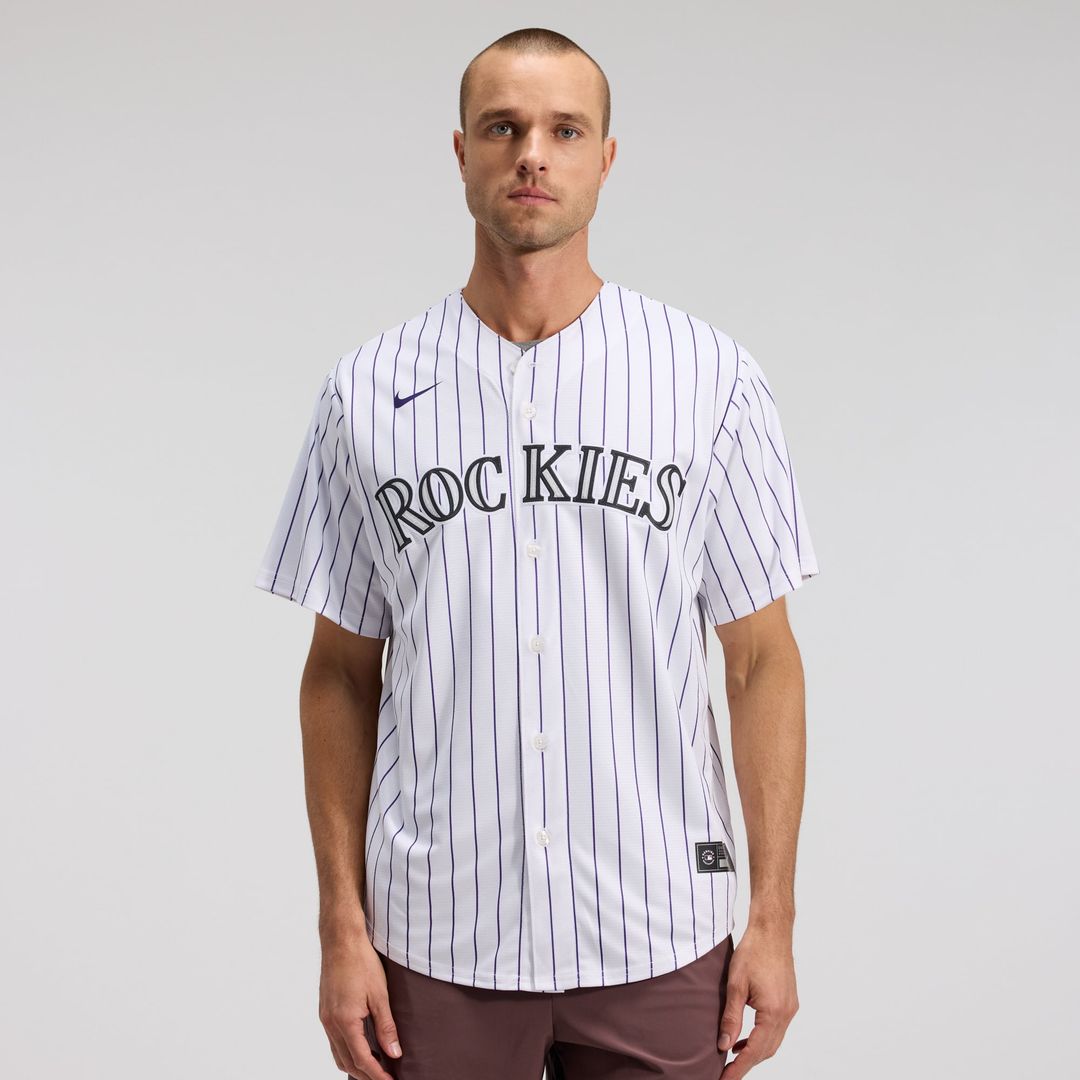 Colorado Rockies Home Replica Team Jersey — White