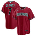 Arizona Diamondbacks Corbin Carroll Alternate 2 Replica Jersey — Crimson