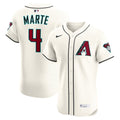 Arizona Diamondbacks Ketel Marte Home Elite Jersey — Cream