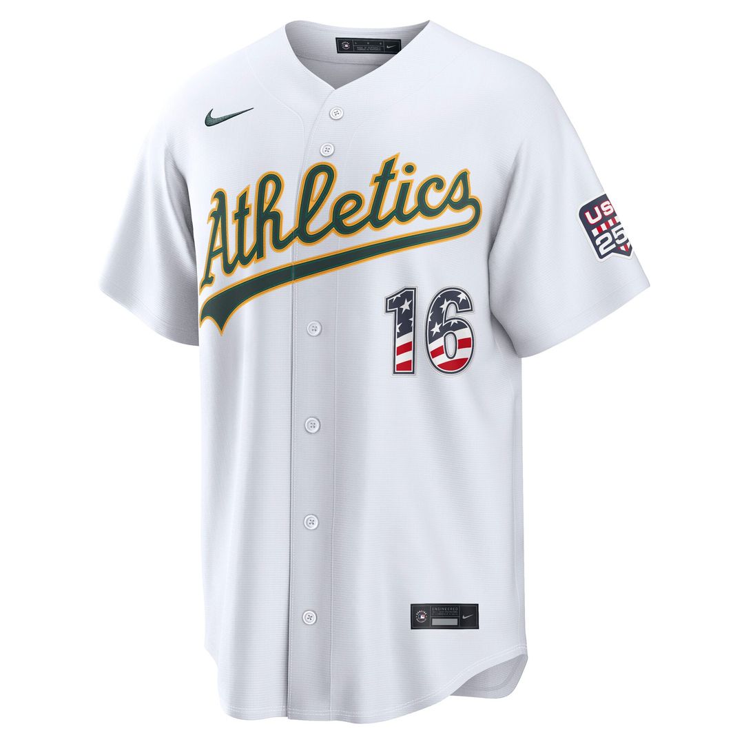 Athletics Nick Kurtz USA 250 Fourth of July Home Stadium Jersey — White