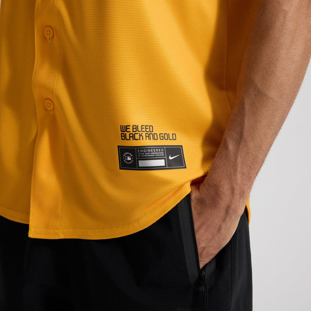 Pittsburgh Pirates City Connect Replica Jersey — Gold