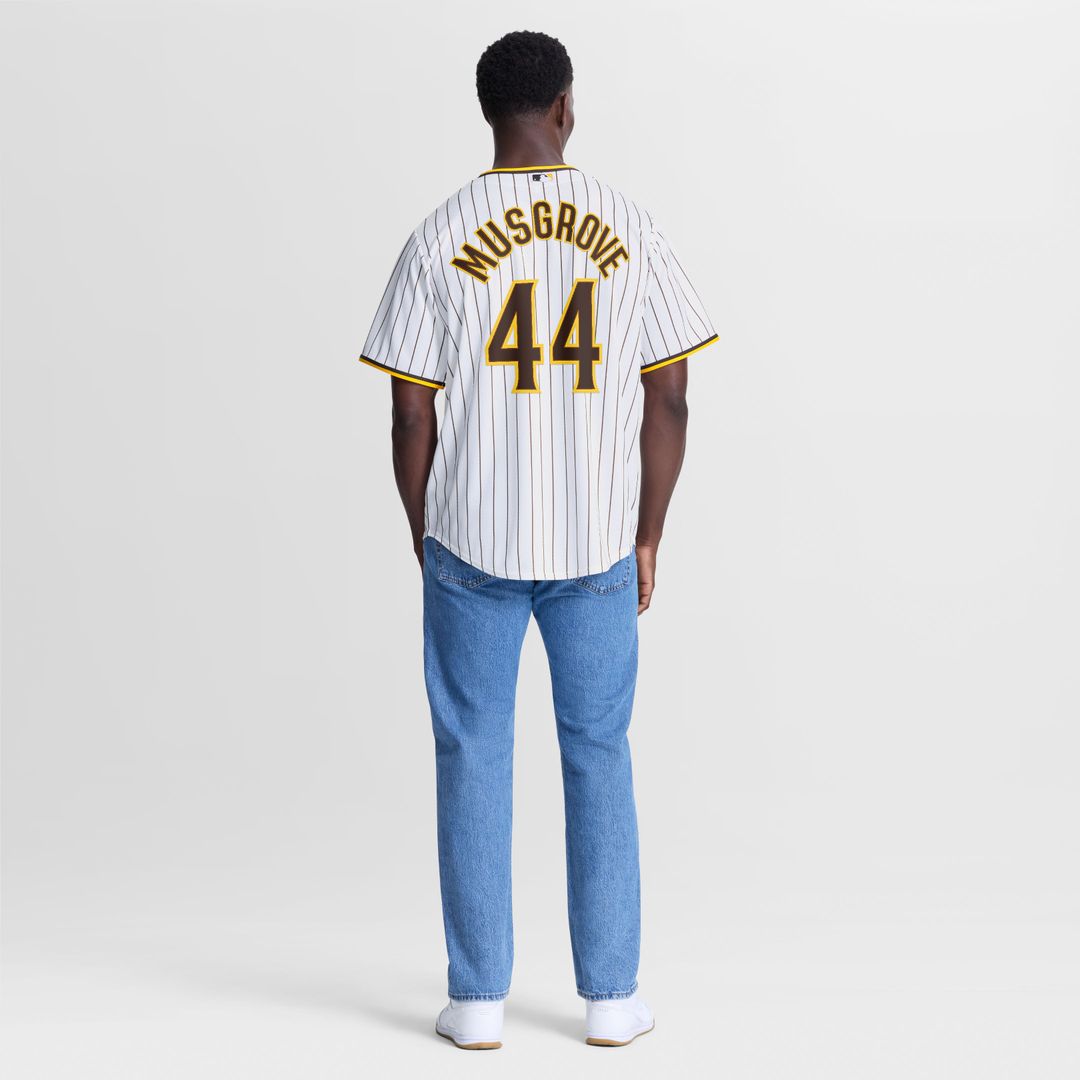 San Diego Padres Joe Musgrove Home Replica Jersey — White