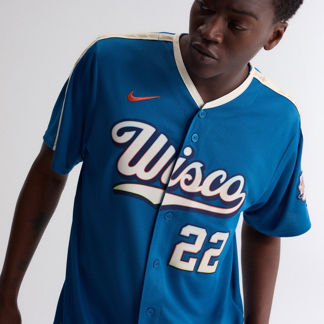 Milwaukee Brewers Christian Yelich 2026 City Connect Stadium Jersey — Mineral Blue