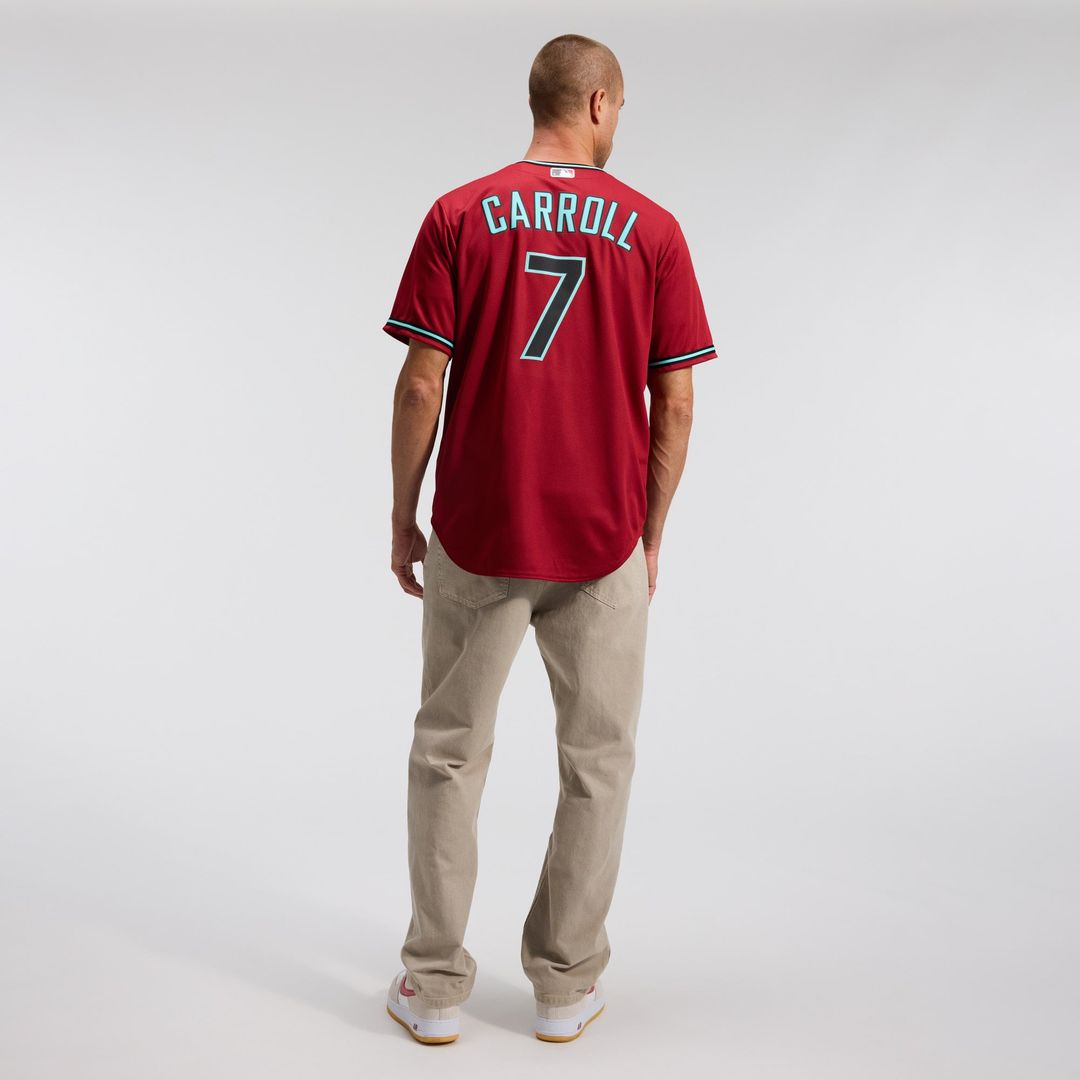 Arizona Diamondbacks Corbin Carroll Alternate 2 Replica Jersey — Crimson