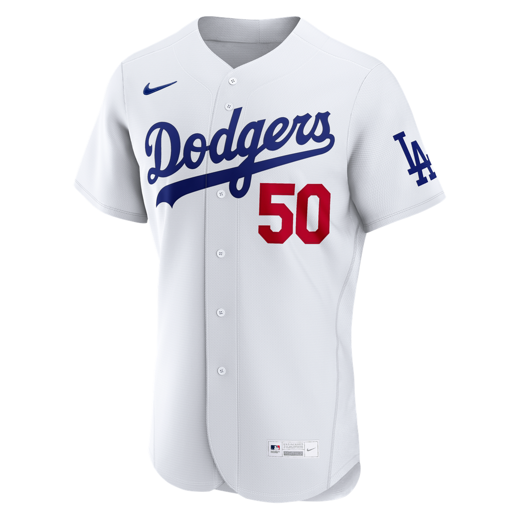 Los Angeles Dodgers Mookie Betts Home Authentic Jersey — White