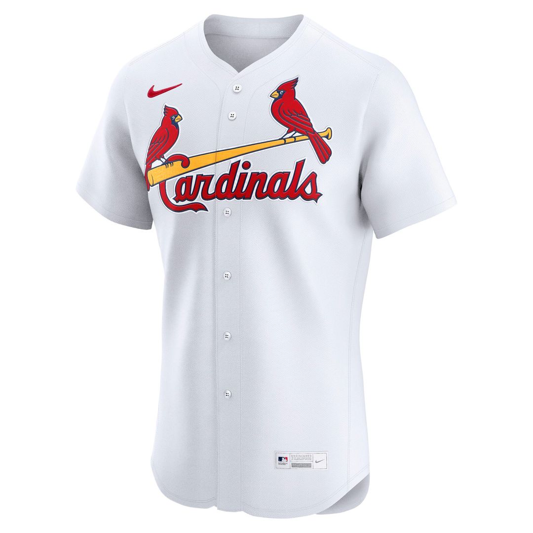 St. Louis Cardinals Home Elite Jersey — White