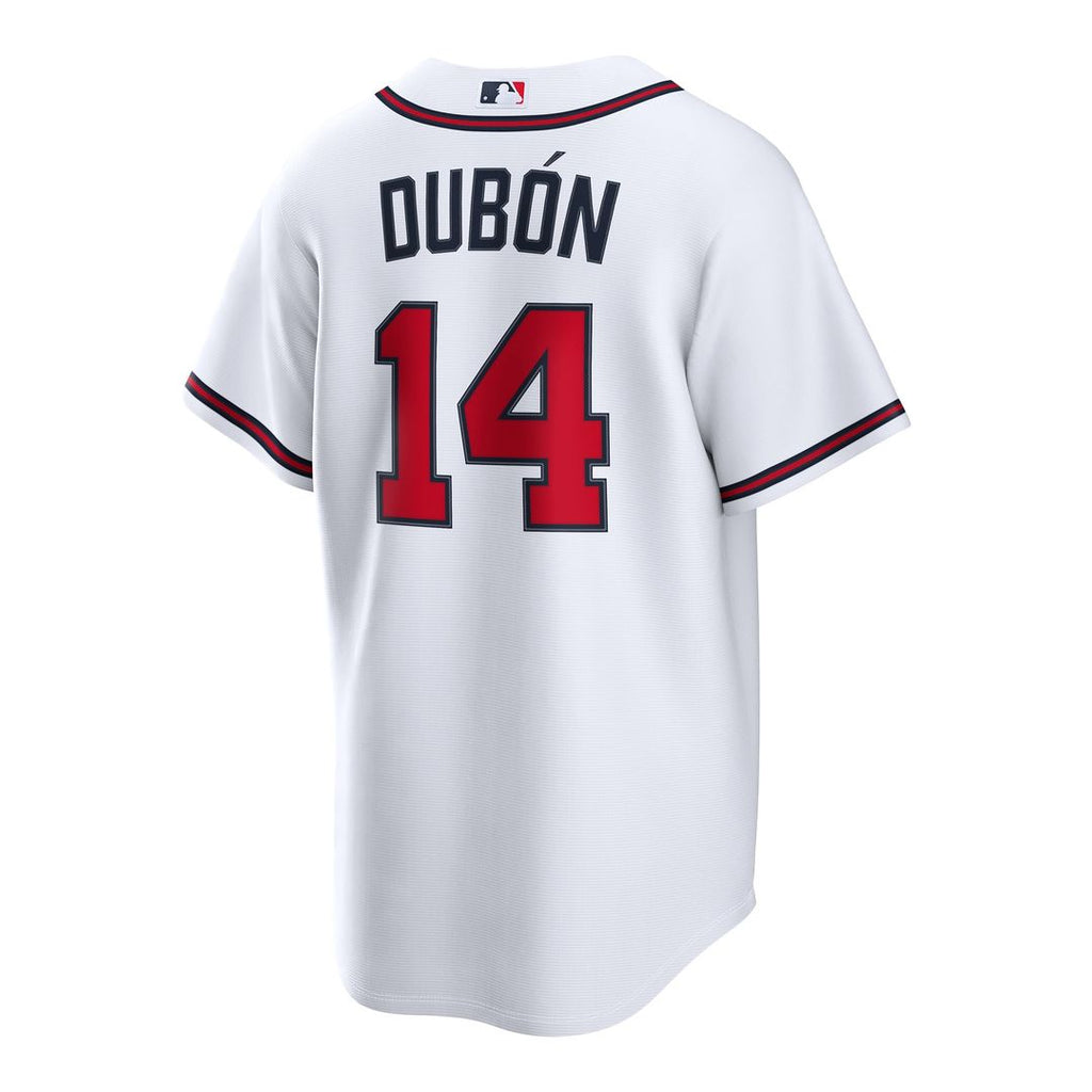 Atlanta Braves Mauricio Dubón Home Replica Jersey — White