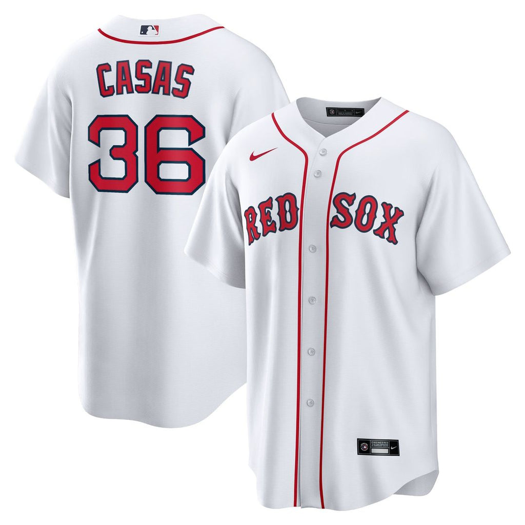 Boston Red Sox Triston Casas Home Replica Jersey — White