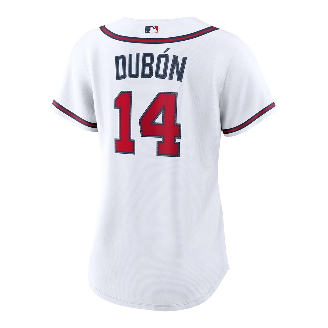 Atlanta Braves Mauricio Dubón Women's Home Replica Jersey — White