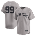 New York Yankees Aaron Judge Road Limited Jersey — Gray