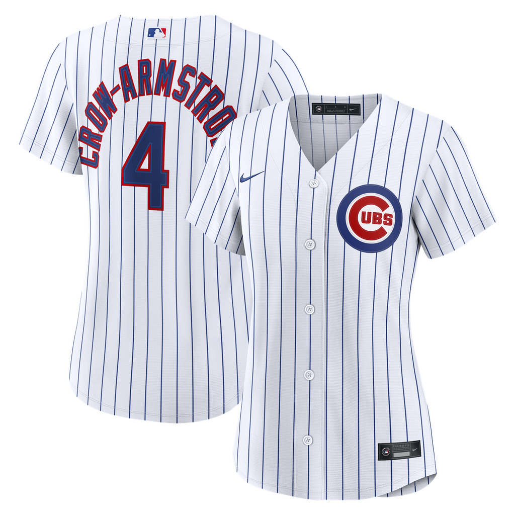 Chicago Cubs Pete Crow - Armstrong Women's Home Replica Jersey — White