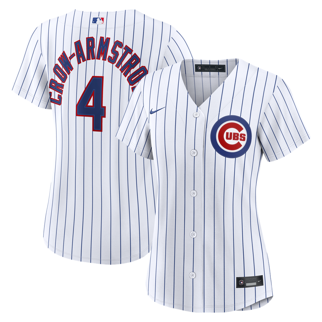 Chicago Cubs Pete Crow - Armstrong Women's Home Replica Jersey — White