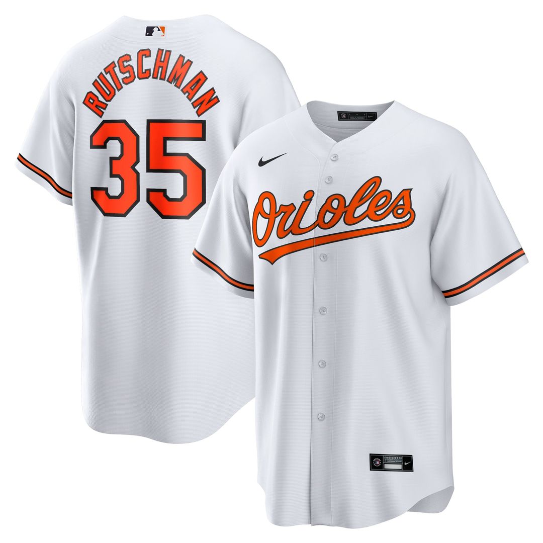 Baltimore Orioles Adley Rutschman Replica Jersey — White