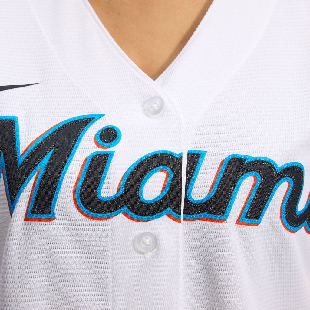 Miami Marlins Women's Replica Team Jersey — White