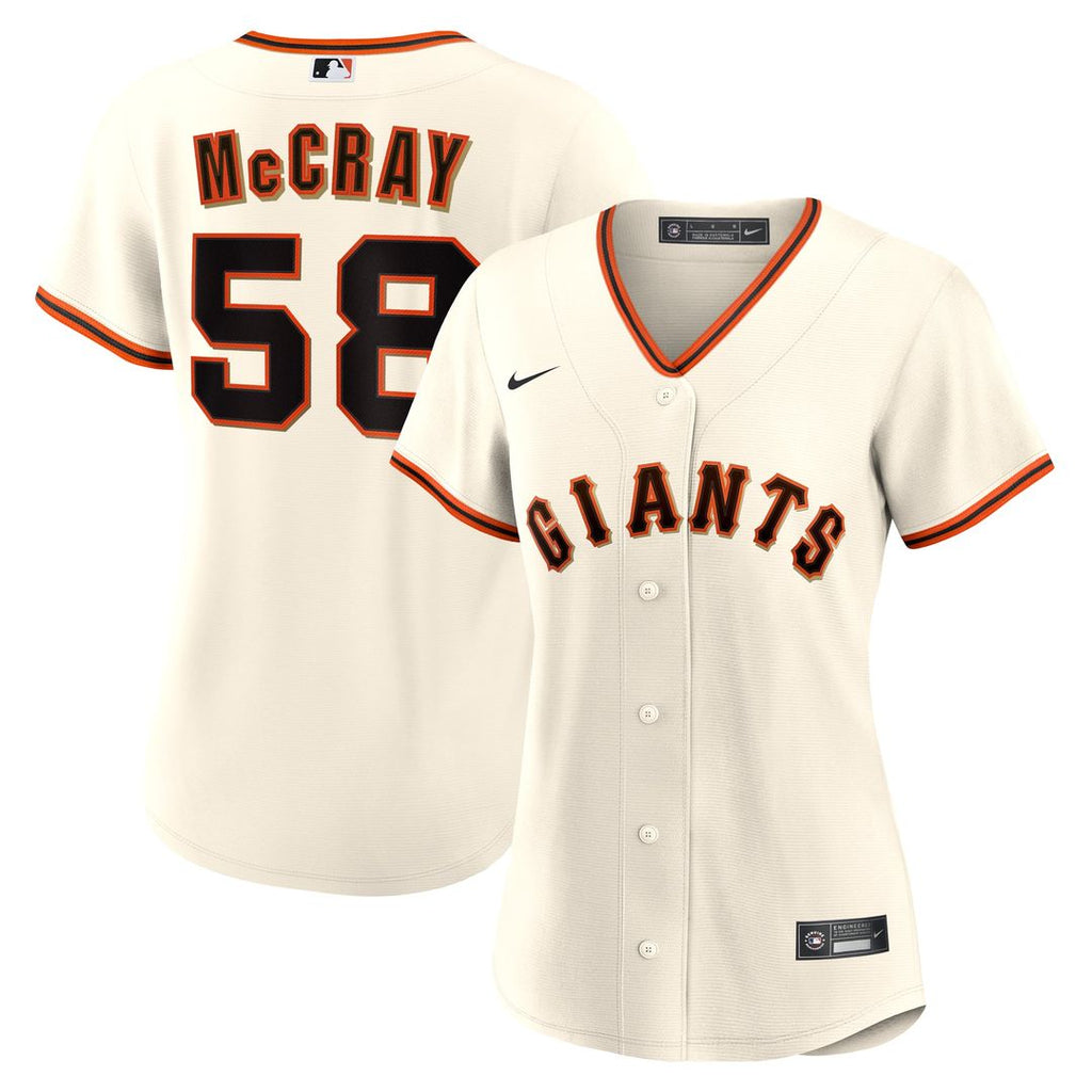San Francisco Giants Grant McCray Women's Home Replica Jersey — Cream