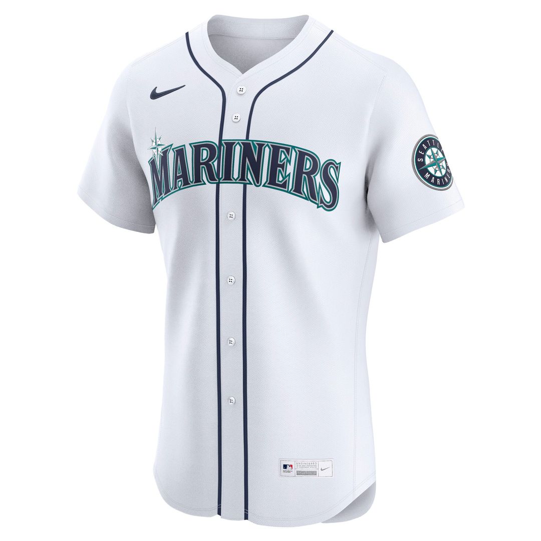 Seattle Mariners Julio Rodríguez Home Elite Jersey — White