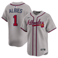 Atlanta Braves Ozzie Albies Road Limited Jersey — Gray