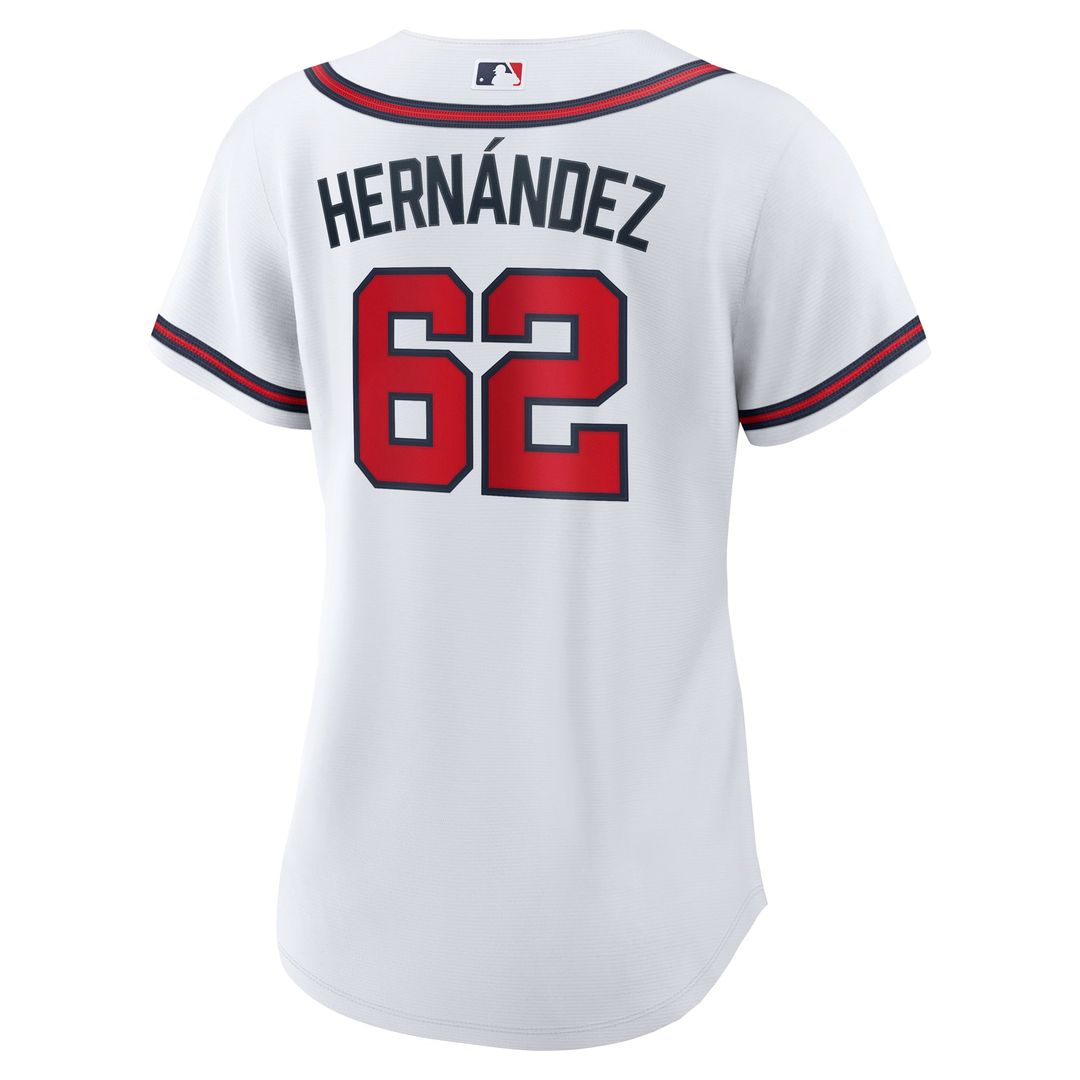 Atlanta Braves Daysbel Hernandez Women's Home Replica Jersey — White