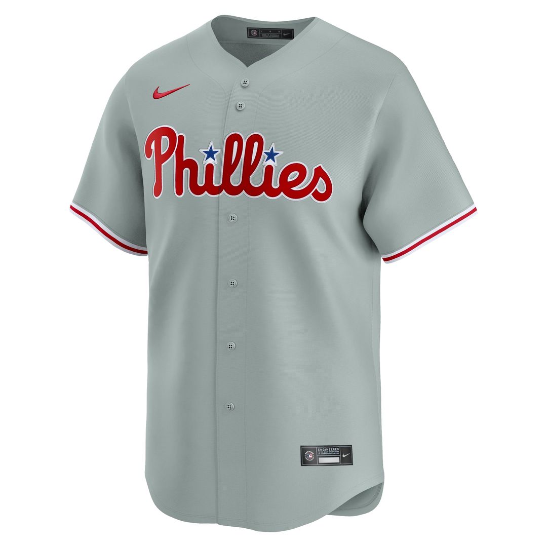 Philadelphia Phillies Bryce Harper Road Limited Jersey — Gray