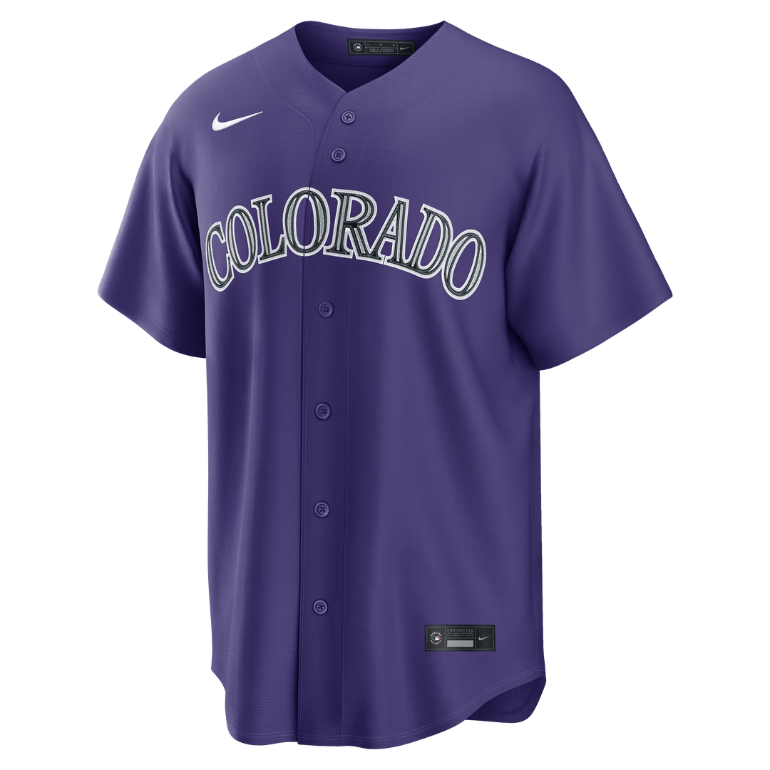Colorado Rockies Alternate Replica Jersey — Purple