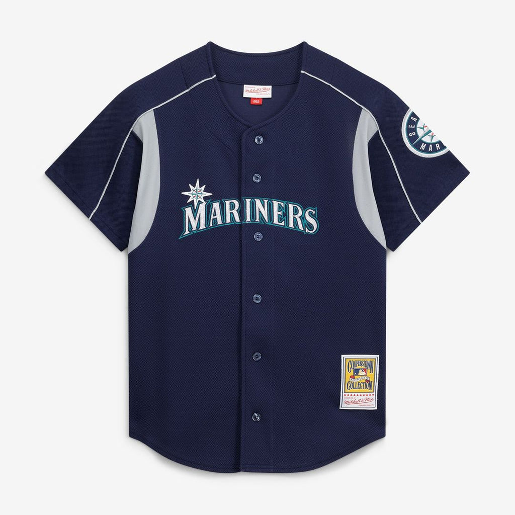 Seattle Mariners Felix Hernandez Cooperstown Batting Practice Jersey — Navy